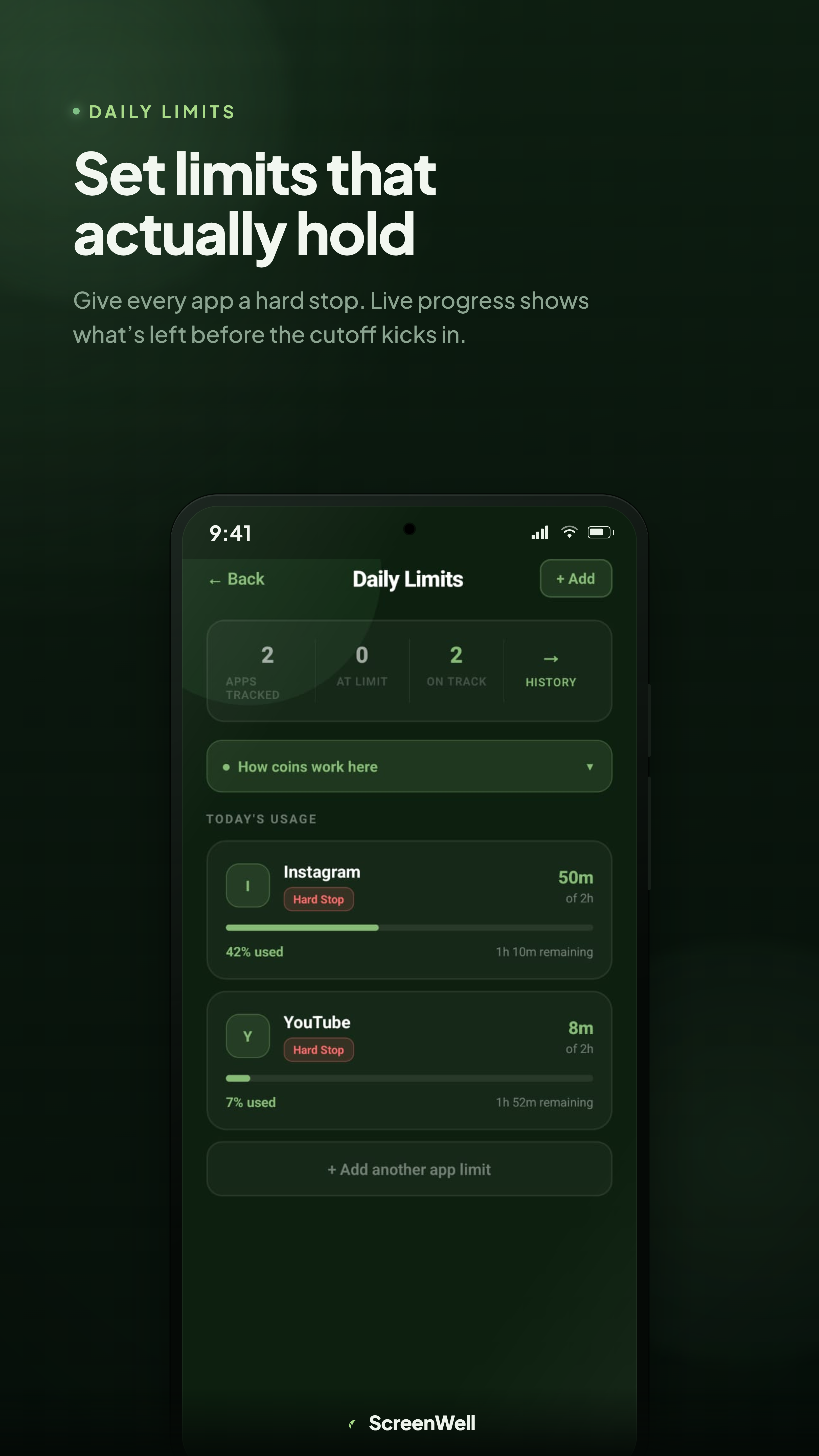 Set limits that actually hold